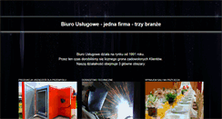 Desktop Screenshot of biurouslugowe.pl